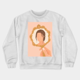 Self Love Mirror Art Print Crewneck Sweatshirt